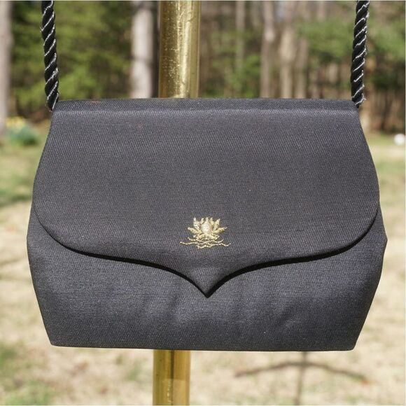 Vintage Chopard Casmir Mini Black Evening Bag - Picture 3 of 7
